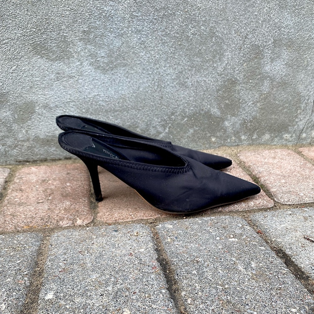 Tony Bianco Black Mules